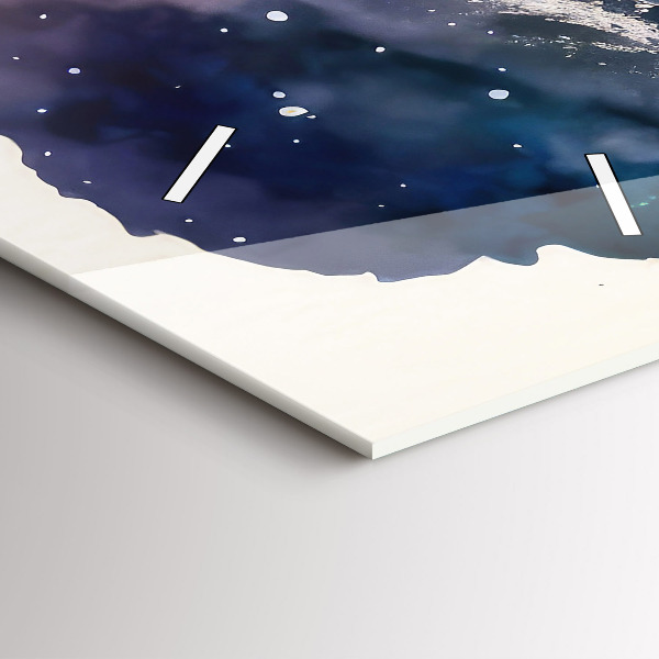 Modern vertical wall clock Meditation lifestyle