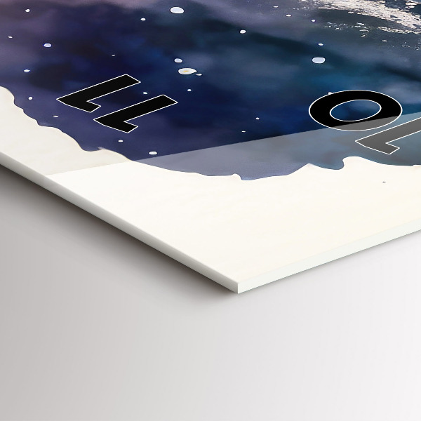 Modern vertical wall clock Meditation lifestyle