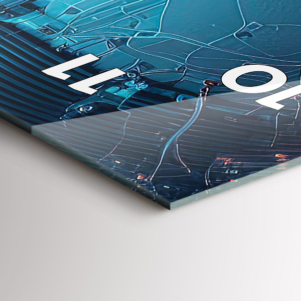 Modern vertical wall clock Artificial intelligence