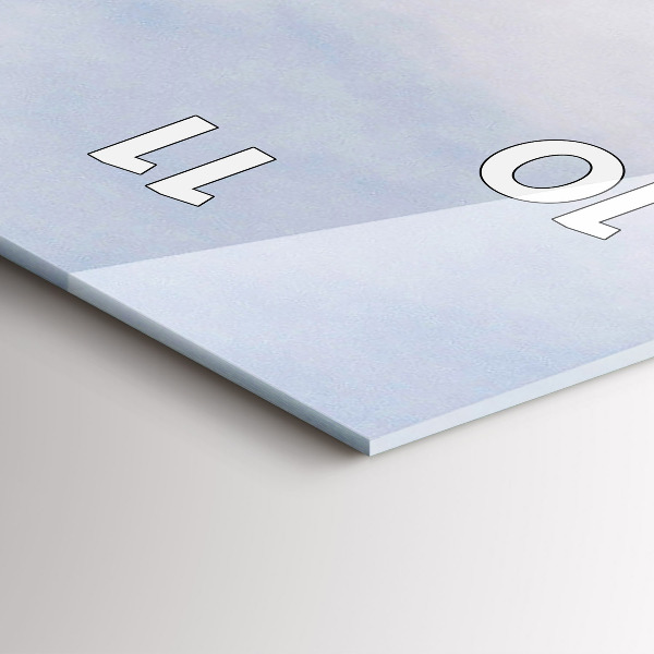 Modern vertical wall clock Vehicle in the Kamchatka desert