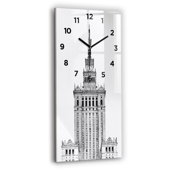 Modern vertical wall clock Palace of Culture and Science
