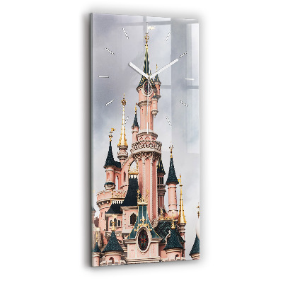 Modern vertical wall clock Disneyland Paris Castle