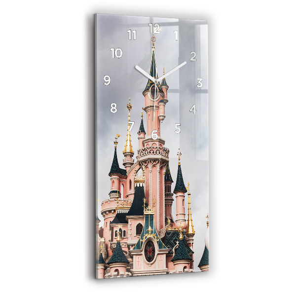Modern vertical wall clock Disneyland Paris Castle