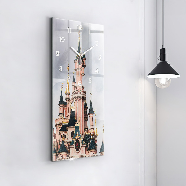 Modern vertical wall clock Disneyland Paris Castle