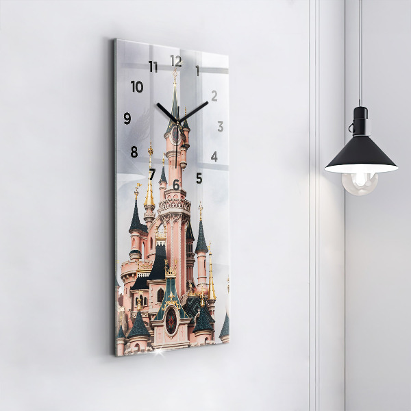 Modern vertical wall clock Disneyland Paris Castle