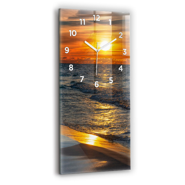 Modern vertical wall clock Władysławowo Baltic Sea