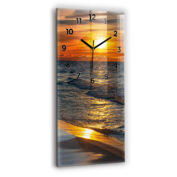Modern vertical wall clock Władysławowo Baltic Sea