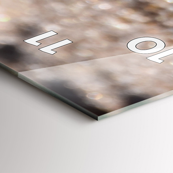 Modern vertical wall clock Seashells on the beach