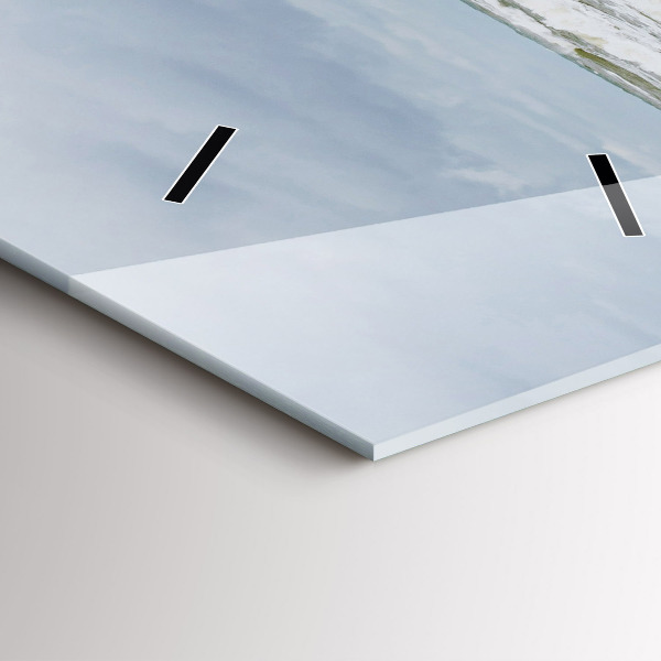 Modern vertical wall clock A moment with a book