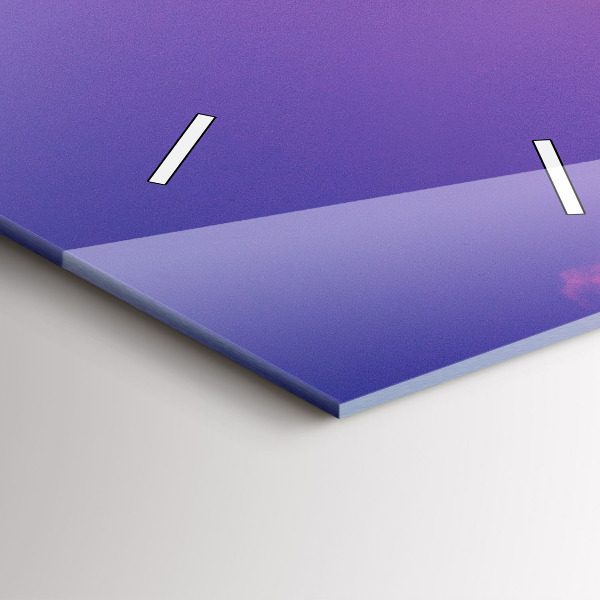 Modern vertical wall clock Skyscraper in Warsaw