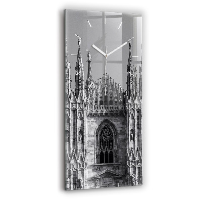 Modern vertical wall clock Milan Cathedral