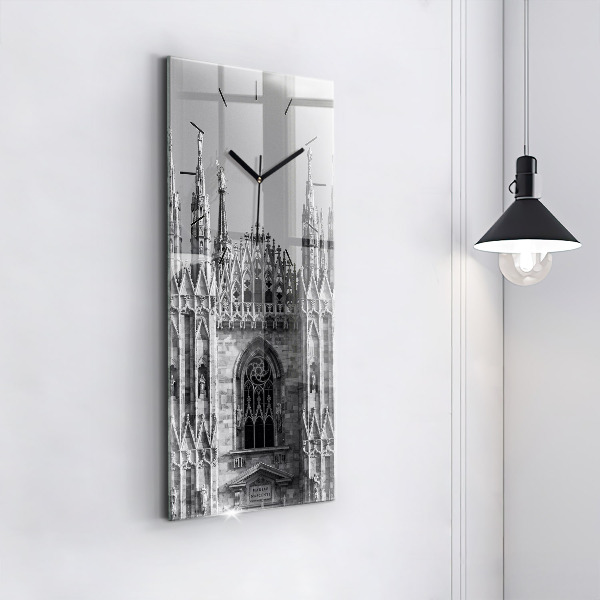 Modern vertical wall clock Milan Cathedral