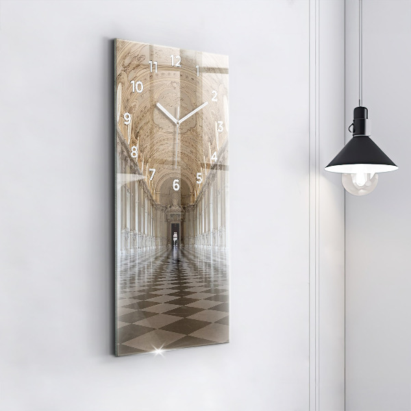 Modern vertical wall clock La Veneria Reale Museum