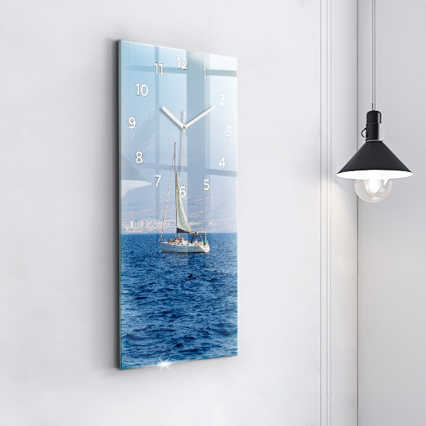 Modern vertical wall clock Yacht in Tenerife
