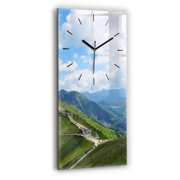 Modern vertical wall clock Kasprowy Wierch Zakopane
