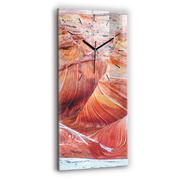 Modern vertical wall clock The Picturesque Grand Canyon