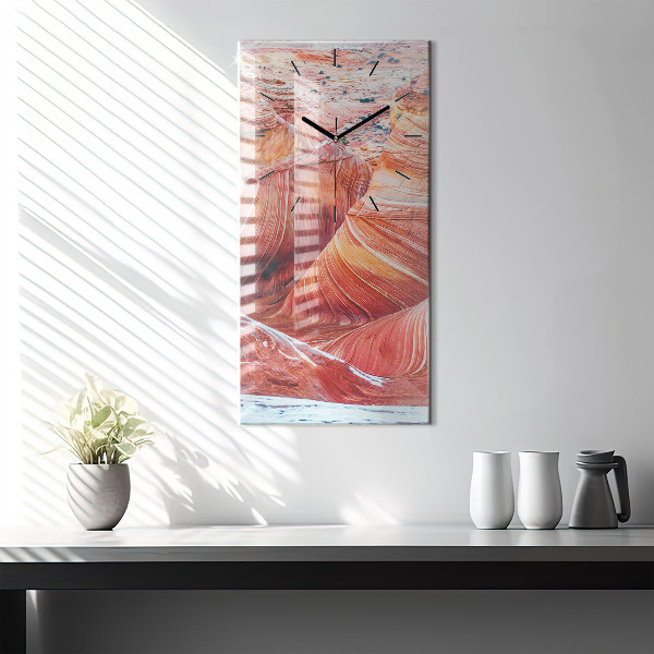 Modern vertical wall clock The Picturesque Grand Canyon