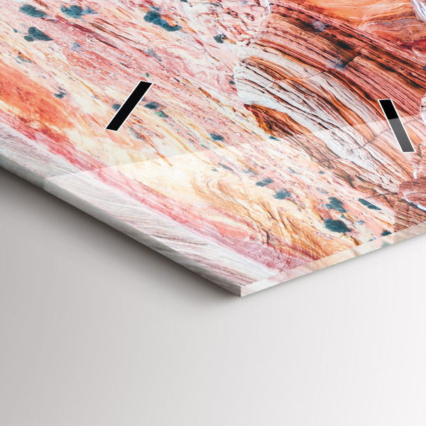 Modern vertical wall clock The Picturesque Grand Canyon