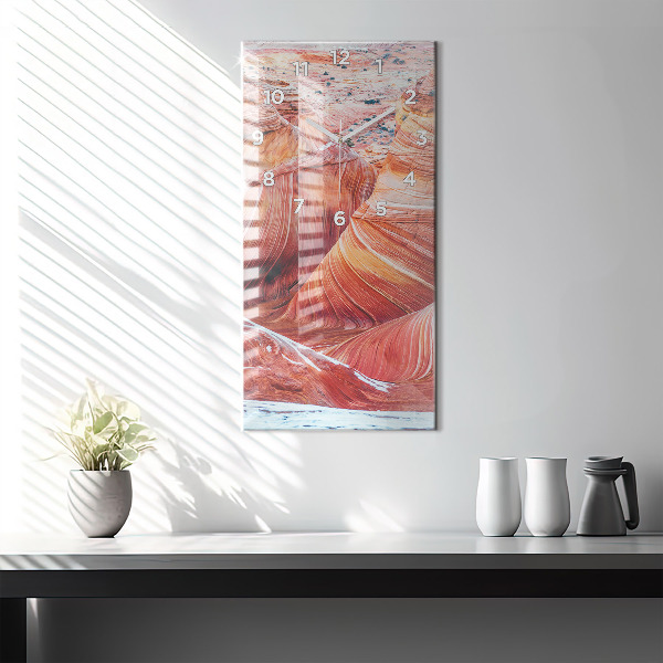 Modern vertical wall clock The Picturesque Grand Canyon
