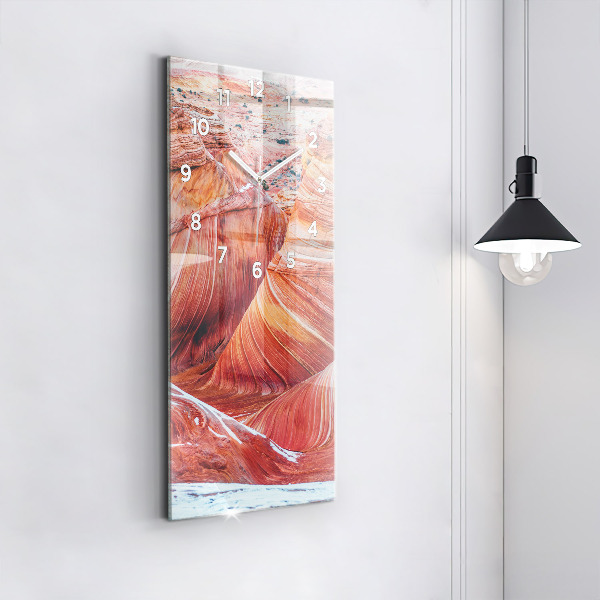 Modern vertical wall clock The Picturesque Grand Canyon