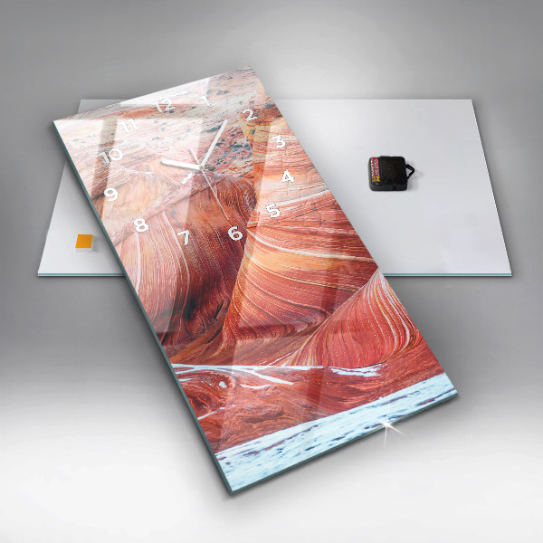 Modern vertical wall clock The Picturesque Grand Canyon