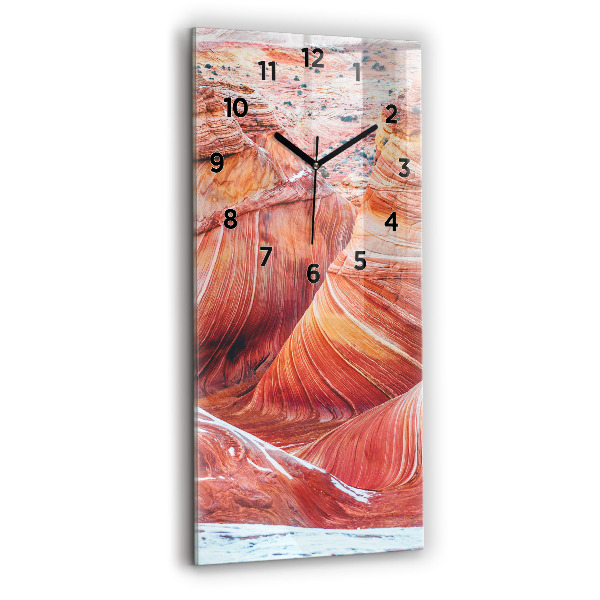 Modern vertical wall clock The Picturesque Grand Canyon