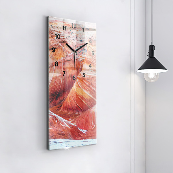 Modern vertical wall clock The Picturesque Grand Canyon