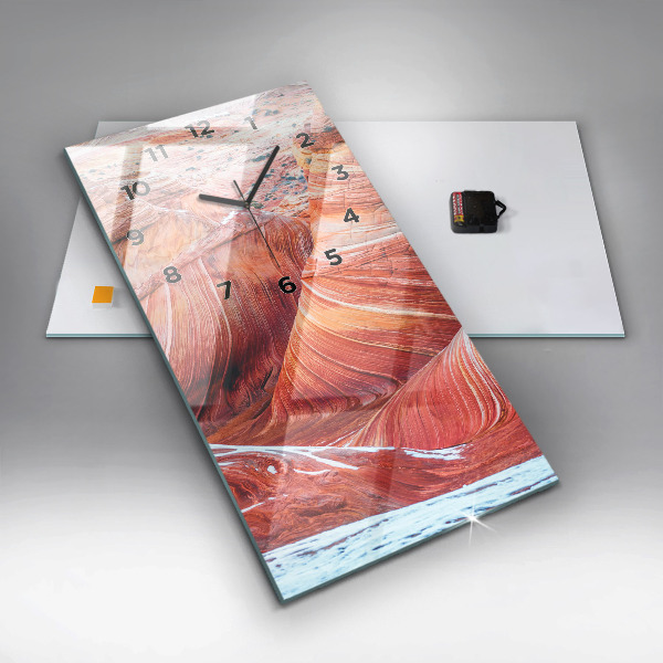 Modern vertical wall clock The Picturesque Grand Canyon