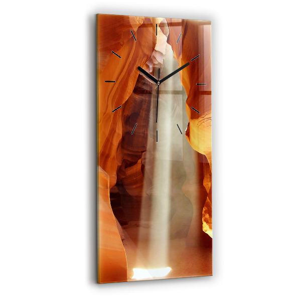 Modern vertical wall clock Desert Canyon