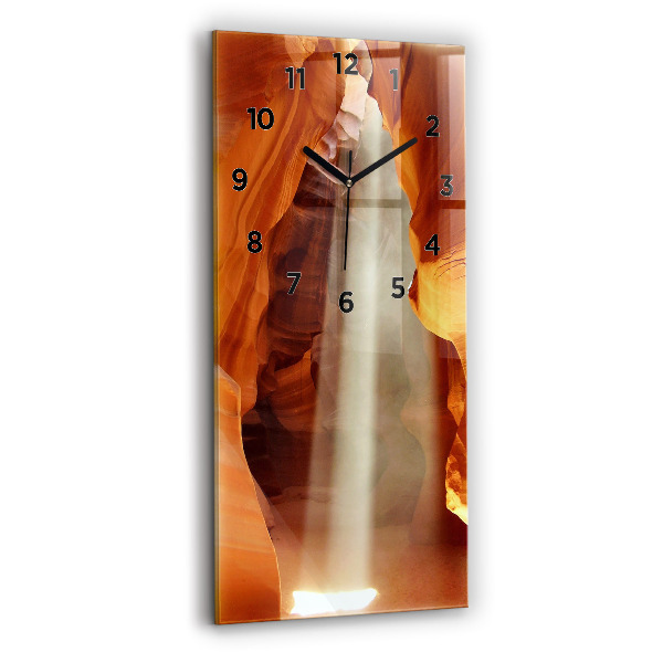 Modern vertical wall clock Desert Canyon