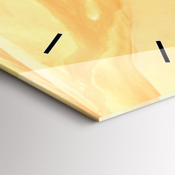 Modern vertical wall clock Antelope Canyon