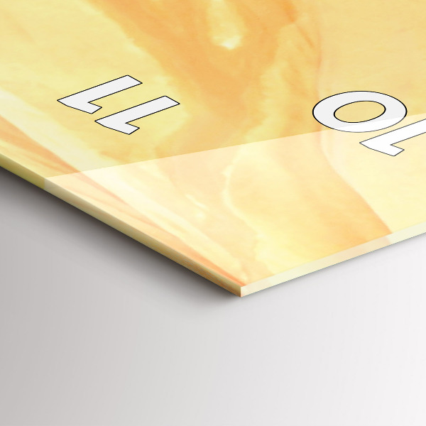 Modern vertical wall clock Antelope Canyon