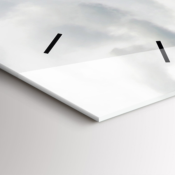 Modern vertical wall clock The Sea in Hawaii