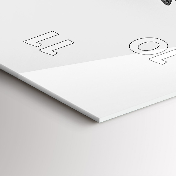 Modern vertical wall clock Statue of Liberty in Budapest