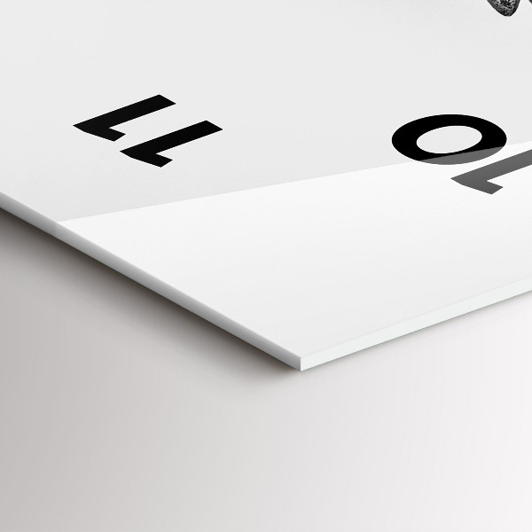 Modern vertical wall clock Statue of Liberty in Budapest