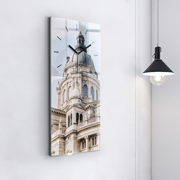 Modern vertical wall clock St. Stephen's Basilica
