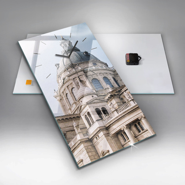 Modern vertical wall clock St. Stephen's Basilica