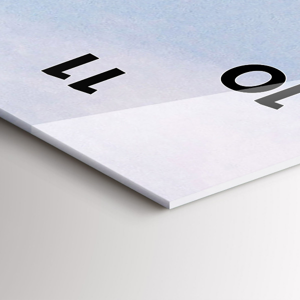 Modern vertical wall clock St. Stephen's Basilica