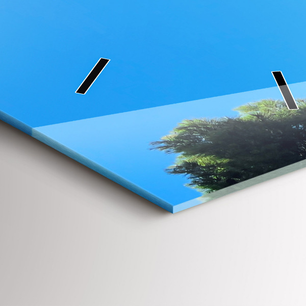 Modern vertical wall clock Costa Brava