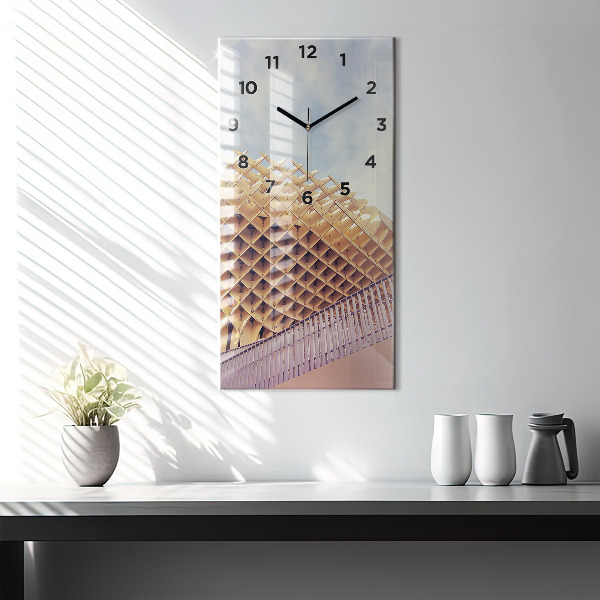 Modern vertical wall clock Viewpoint in Seville