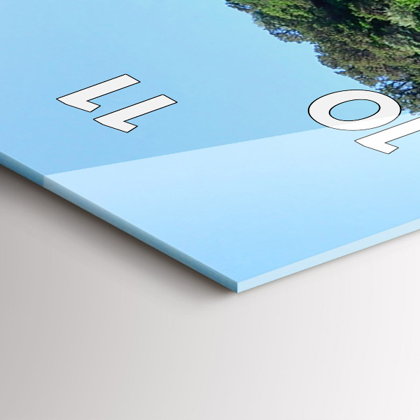 Modern vertical wall clock Underwater Cave