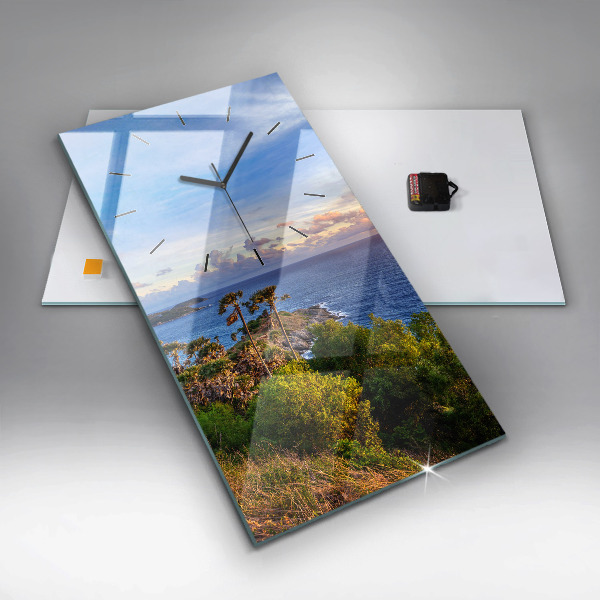 Modern vertical wall clock Phuket in Thailand