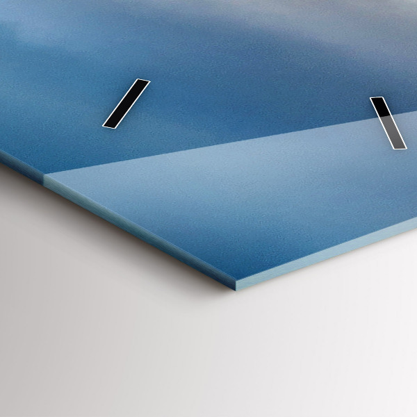 Modern vertical wall clock Lake Jokulsarlon Iceland