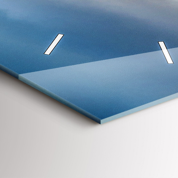 Modern vertical wall clock Lake Jokulsarlon Iceland