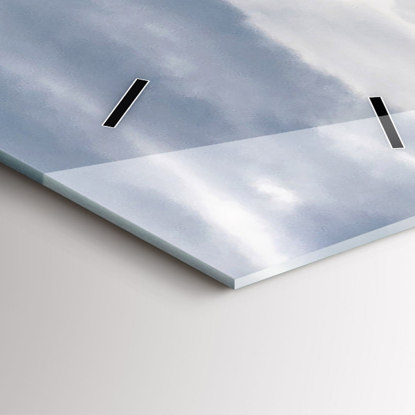 Modern vertical wall clock Neuschwanstein Castle