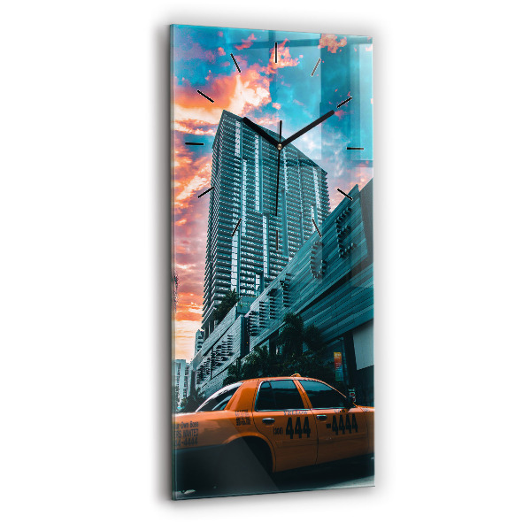 Modern vertical wall clock Miami, Florida