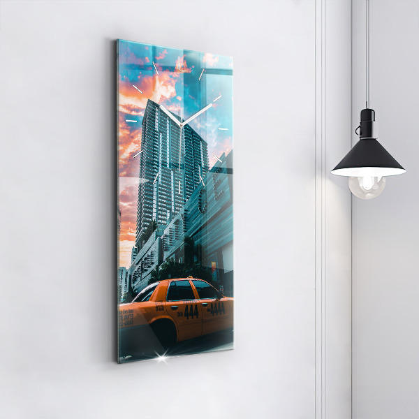 Modern vertical wall clock Miami, Florida
