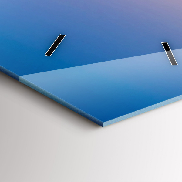 Modern vertical wall clock Hamburg City Hall