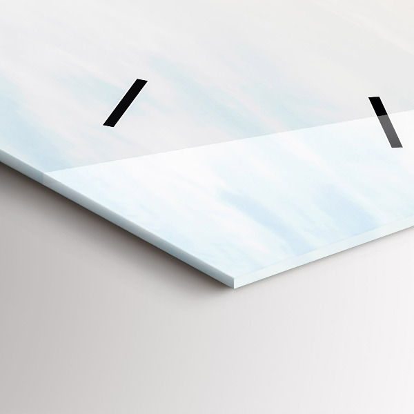 Modern vertical wall clock Sunset over the sea