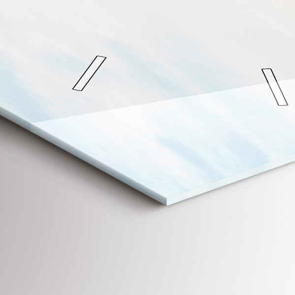 Modern vertical wall clock Sunset over the sea